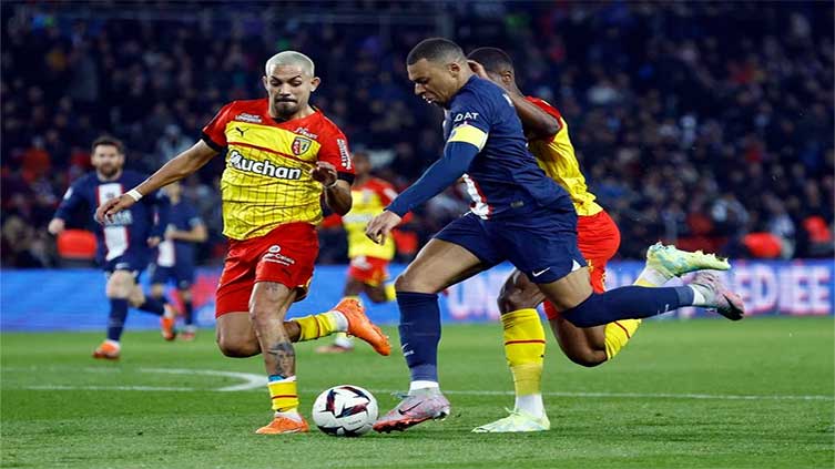 Mbappe and Messi on target as PSG beat 10-man Lens 3-1