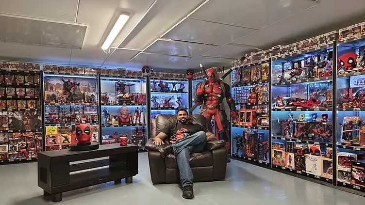 Deadpool superfan amasses collection of 2,250 items