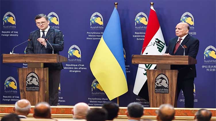 Ukraine foreign minister seeks support on visit to Iraq