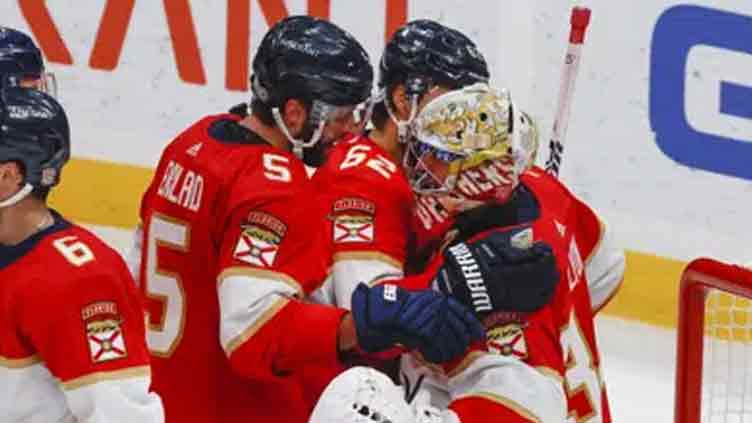 A minor-league goalie carries Panthers into Boston matchup