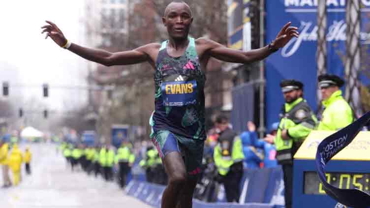 Defending champion Evans Chebet of Kenya wins Boston Marathon