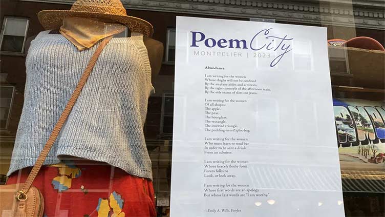 Vermont capital springs to life through poetry each April