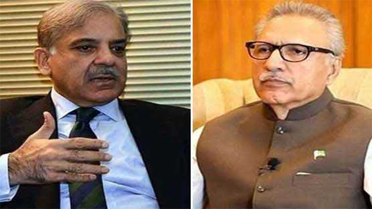 President Alvi forwards Fawad's letter to PM over legitimacy of caretaker govts in Punjab, KP