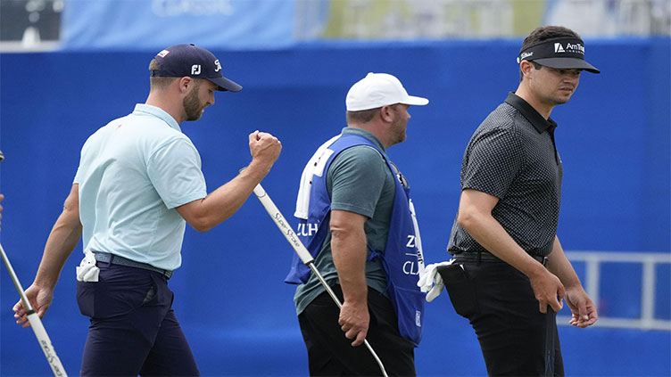 Cantlay-Schauffele set records but Clark-Hossler keep PGA lead