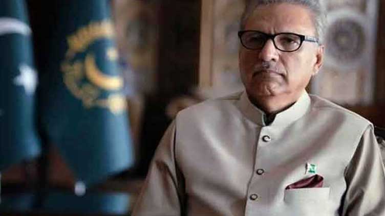 President Alvi offers condolences to Khattak over wife's demise