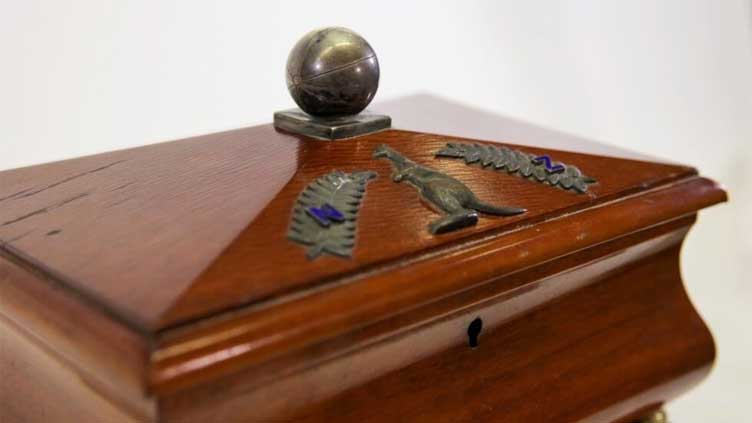 Anzac 'Ashes' trophy rediscovered after almost seven decades