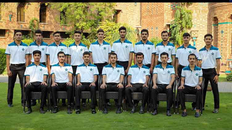 Pakistan U19 squad leaves for Bangladesh to play cricket series