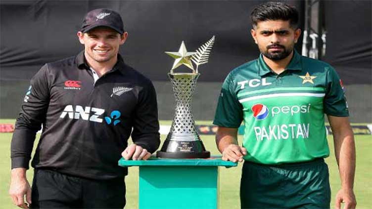 All eyes on the prize: Pakistan, NZ unveil stunning trophy for ODI series