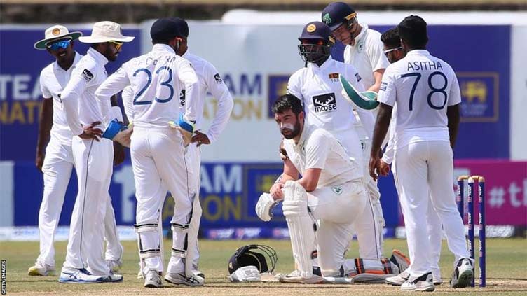 Ireland collapse to innings defeat in high-scoring Test against Sri Lanka