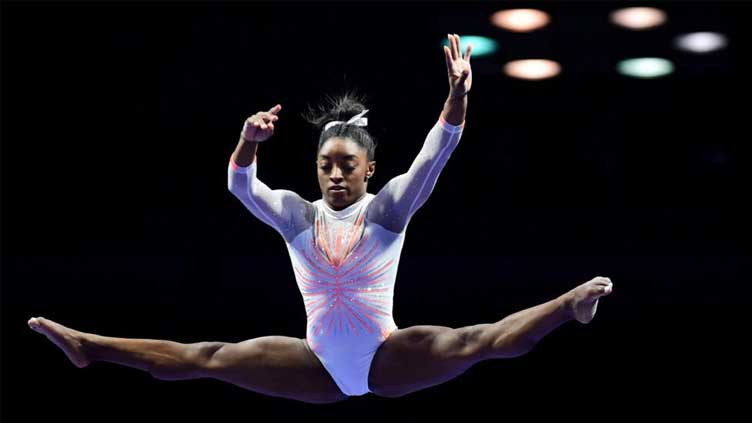 'Twisting again' Biles prepares gymnastics comeback