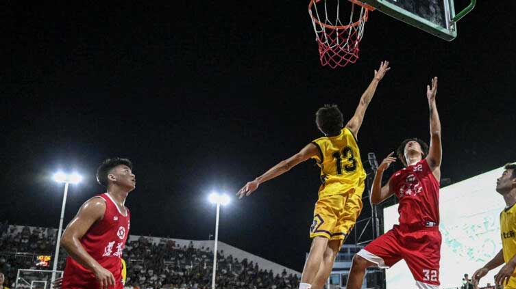 China's village basketball league a slam dunk
