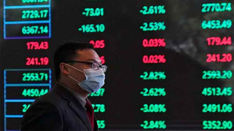 China, HK stocks fall as deflationary pressures weigh