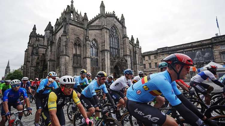 Men's world championships race interrupted by climate protesters