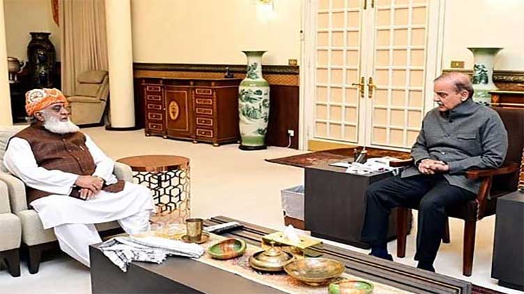 JUI-F chief, PM Shehbaz discuss country's political situation 