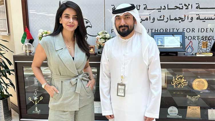 UAE honours Saba Qamar with golden visa