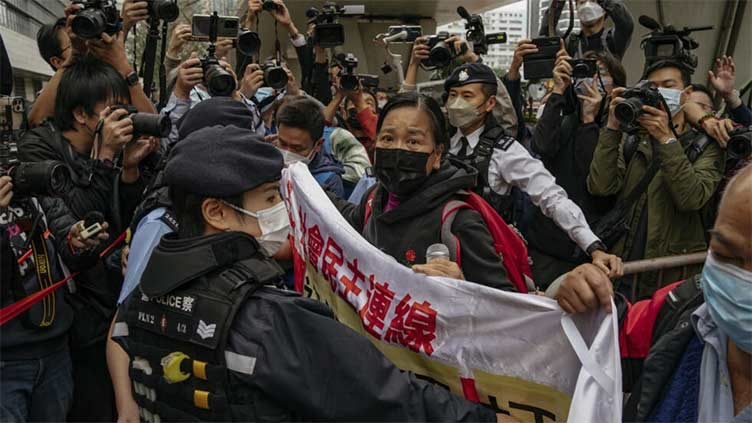 Hong Kong arrests 10 for 'foreign collusion' over pro-democracy fund