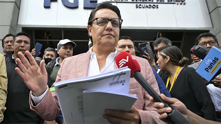 Ecuador arrests 6 Colombians in slaying of presidential candidate as violence weighs on nation