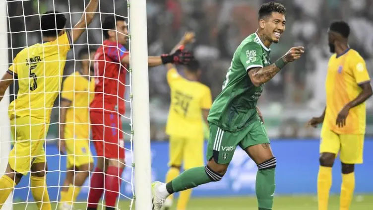 Firmino hits hat-trick on Saudi debut