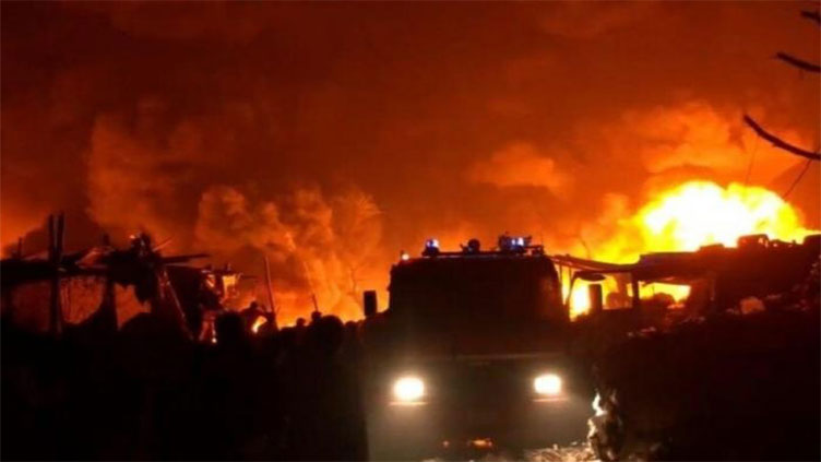 Fire at Russian gas station kills 25, injures 66