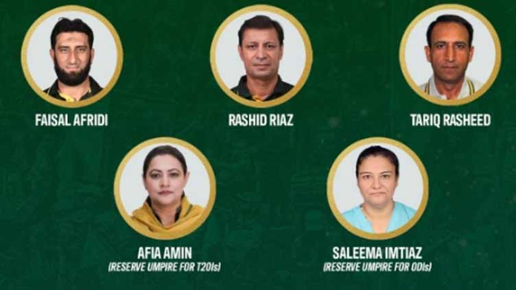 Match officials for Pakistan-South Africa women's series announced