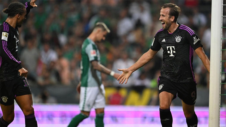 'Nervous' Kane scores on Bundesliga debut as Bayern beat Bremen