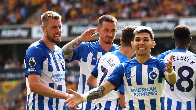 Brighton go top after Mitoma and March tear Wolves apart in 4-1 win
