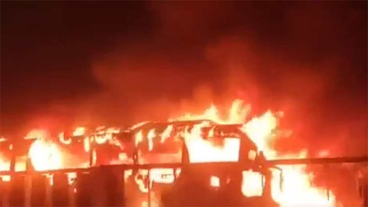 20 burnt alive, 15 injured in horrific collision on motorway