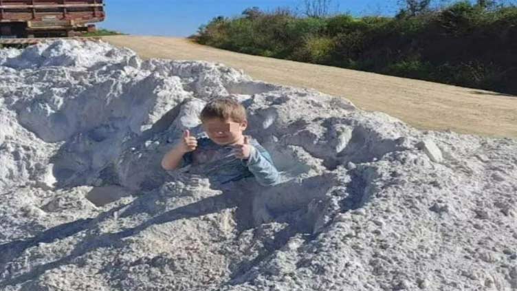 Seven-year-old boy dies after posing in limestone dust for family photo
