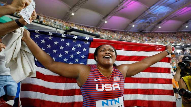 American Tausaga wins shock discus gold with astonishing personal best