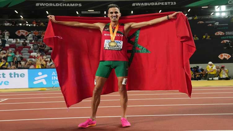 Morocco's El Bakkali retains 3,000m steeplechase world title