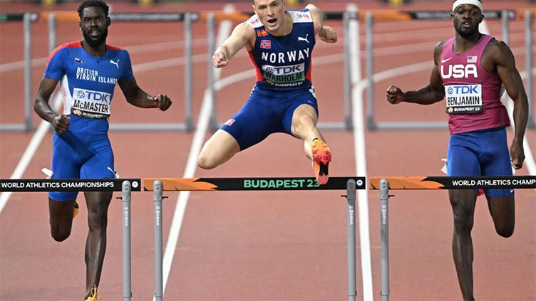 Warholm back on top of world 400-hurdles podium