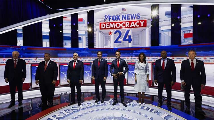 With Trump absent, Republican rivals trade attacks at first 2024 debate