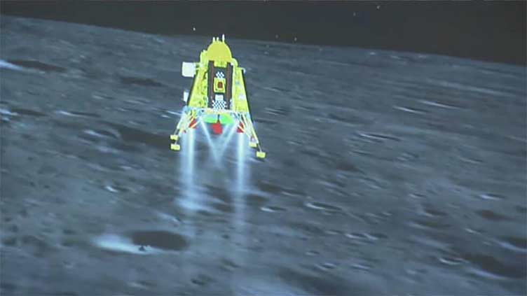 Indian rover begins exploring Moon's south pole