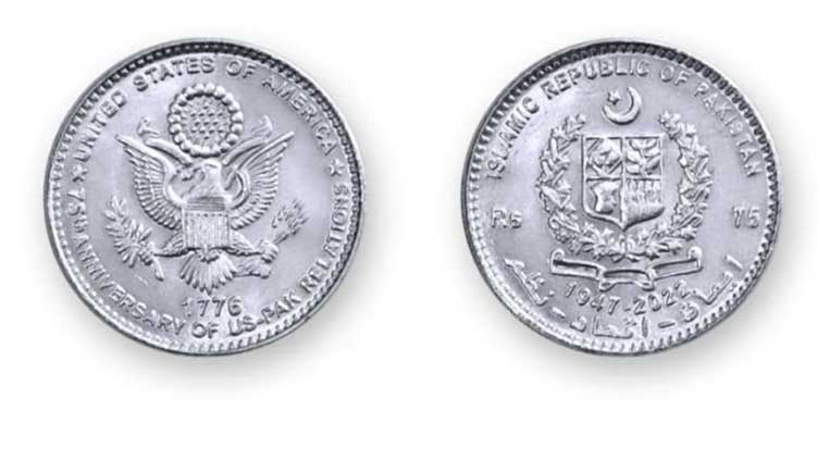 SBP issues commemorative coin to mark 75 years of Pak-US diplomatic relations