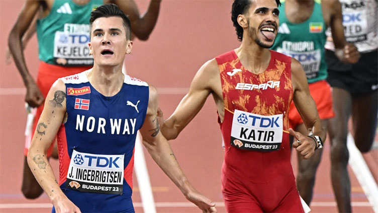 Ingebrigtsen pips Katir to retain world 5,000m title