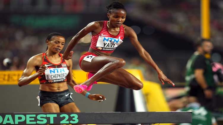 Bahrain's Yavi wins women's 3,000 steeplechase with last-lap surge