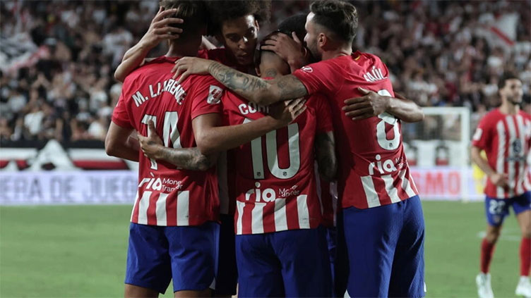 Morata scores twice as Atletico thrash Rayo 7-0