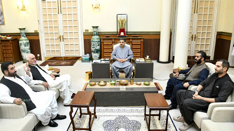 Politicians from Balochistan call on PM Kakar