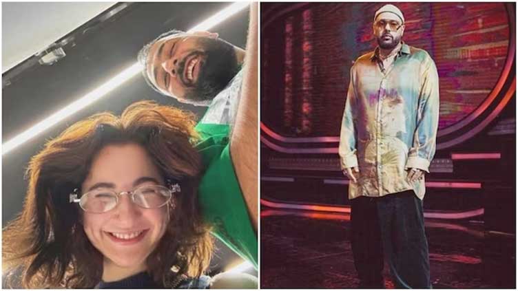 Indian rapper Badshah hangs out with actor Hania