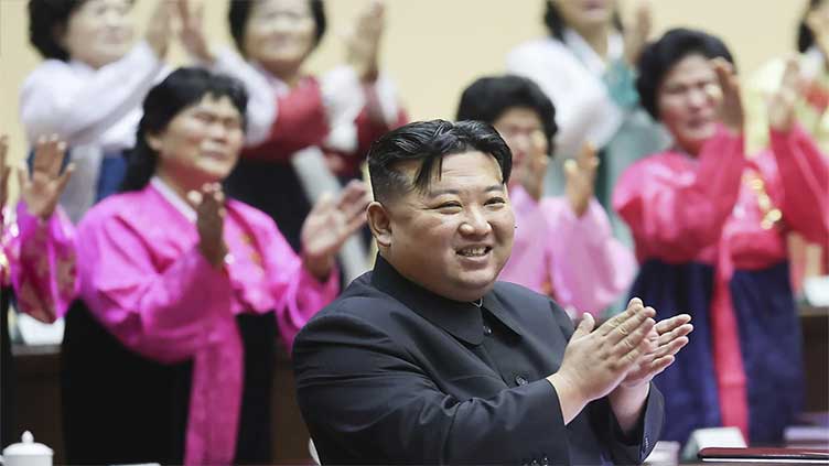 The North Korean leader calls for women to have more children to halt a fall in the birthrate