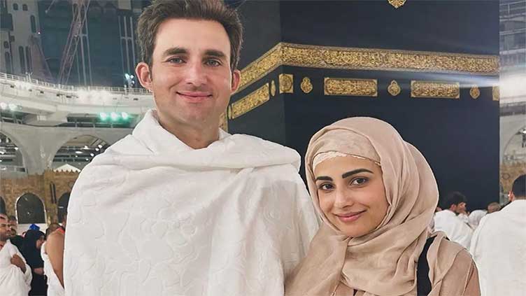 Ushna Shah, husband perform Umrah