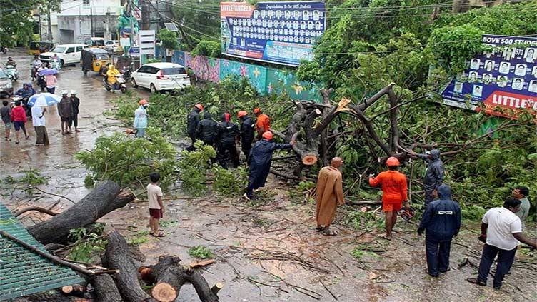 Cyclone Michaung hits India's south after 13 killed in floods, rain