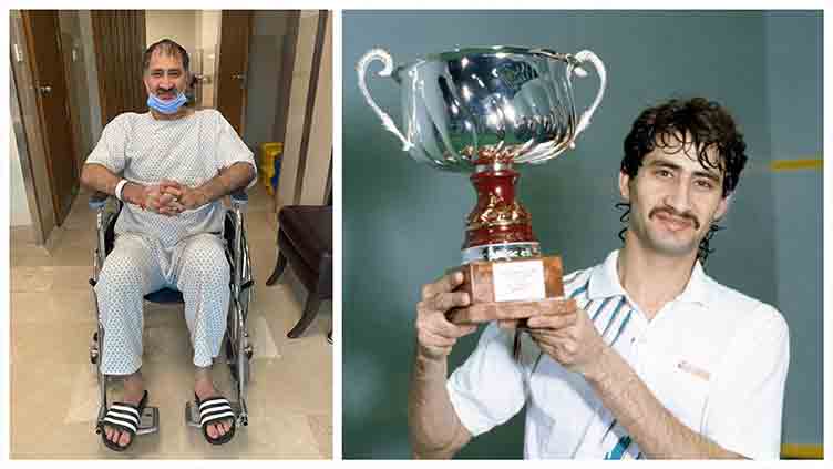 KP announces lifetime monthly stipend for ailing squash legend Jansher Khan