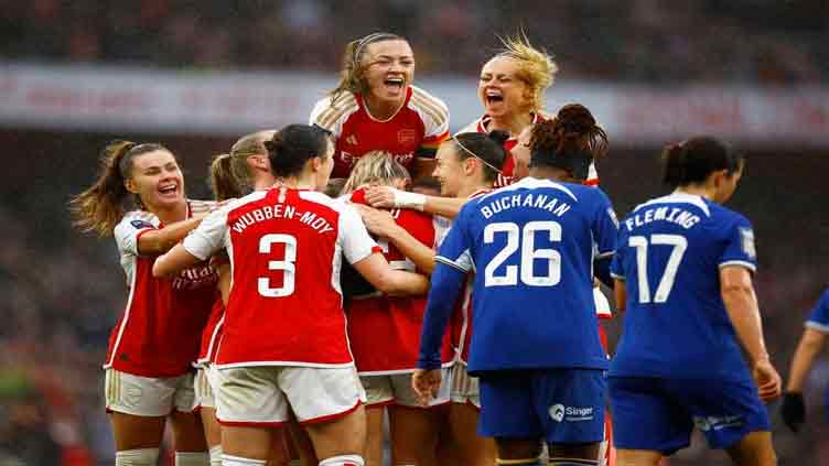 Russo double helps Arsenal to superb 4-1 WSL win over Chelsea