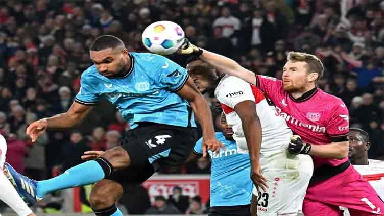 Leaders Leverkusen held 1-1 at Stuttgart for second straight draw