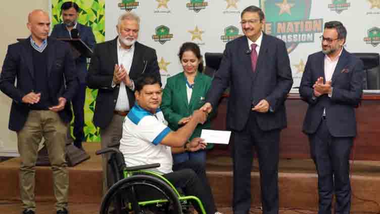PCB awards Rs3.6mn cash prize to Asia Cup-winning Pakistan wheelchair cricket team
