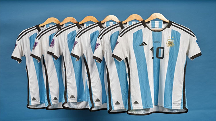 Six shirts worn by Messi at World Cup sell for $7.8 mn