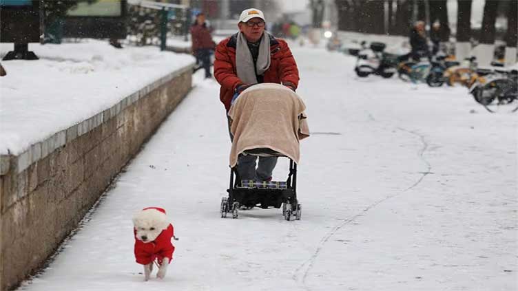 Cold wave freezes most of China, shutting highways, roads