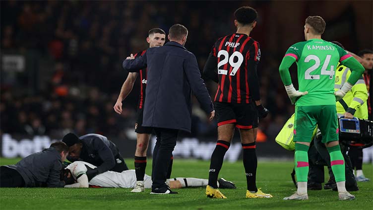 Bournemouth v Luton game halted after Lockyer collapses