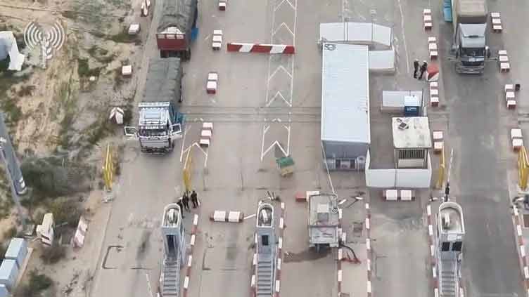 Aid enters Gaza through Israel's Kerem Shalom crossing for first time in war